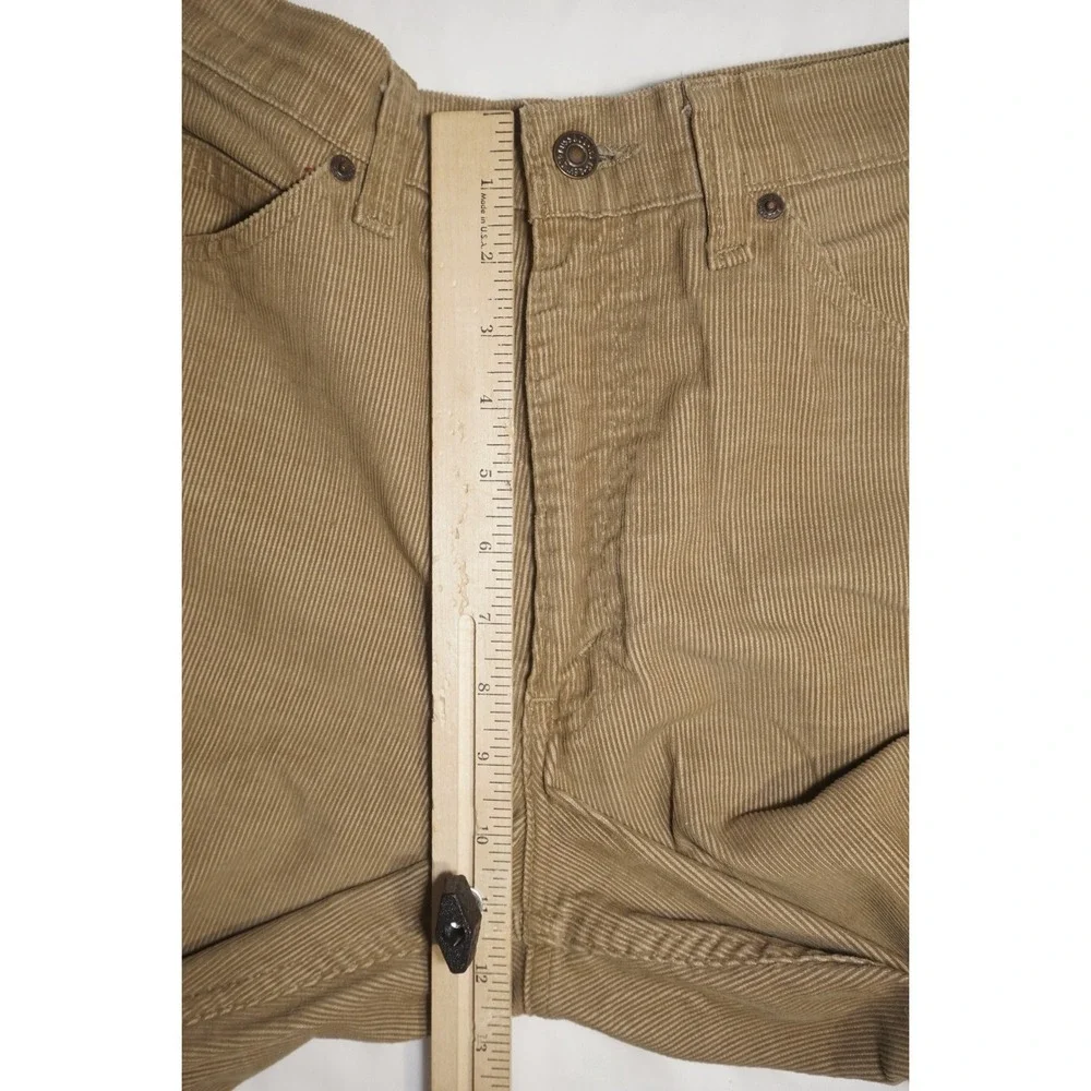 Levi's 30x31 Tan Corduroy Straight Leg Pants Vintage White Tab